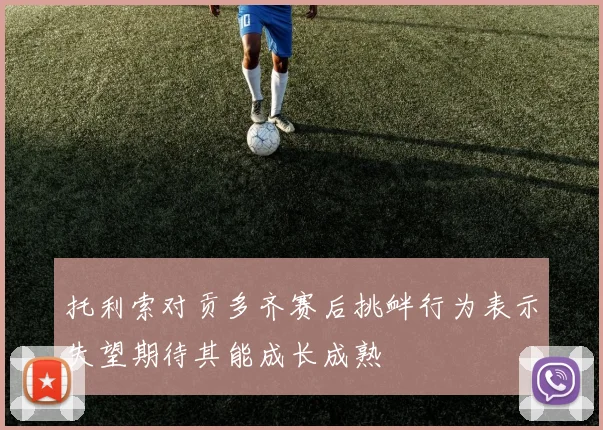 托利索对贡多齐赛后挑衅行为表示失望期待其能成长成熟